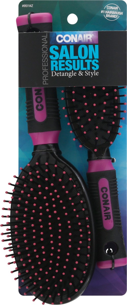 slide 3 of 10, Conair Professional Salon Results Hair Brushes 2 ea, 1 ct