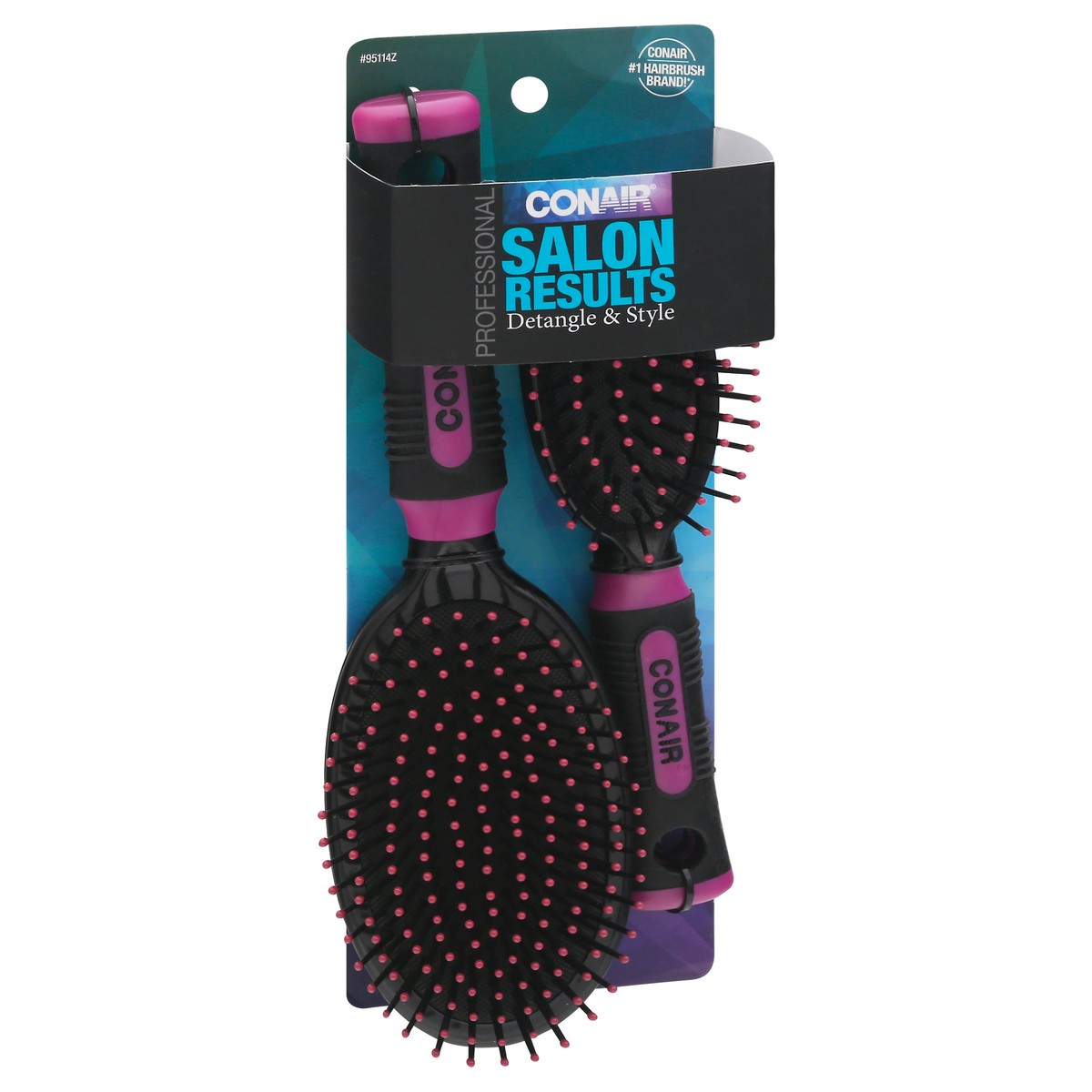 slide 6 of 10, Conair Professional Salon Results Hair Brushes 2 ea, 1 ct