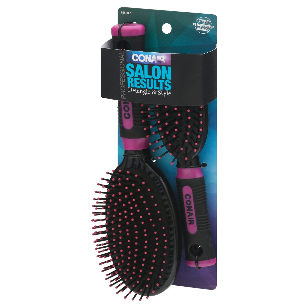 slide 7 of 10, Conair Professional Salon Results Hair Brushes 2 ea, 1 ct