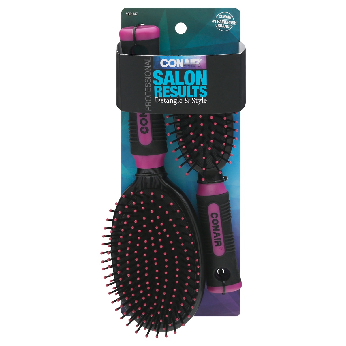slide 1 of 4, Conair Professional Salon Results Hair Brushes 2 ea, 1 ct