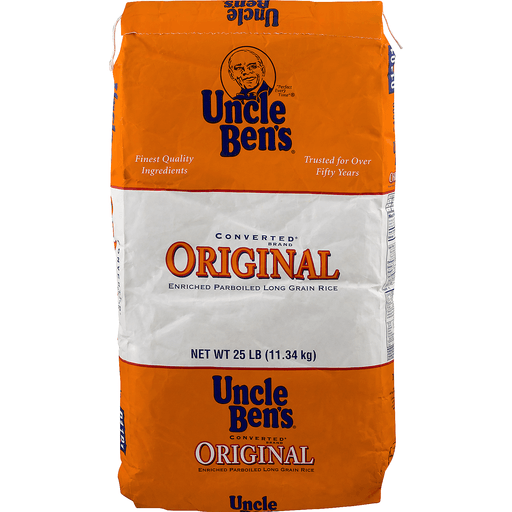 slide 1 of 1, Ben's Original Original Long Grain Rice, 25 lb