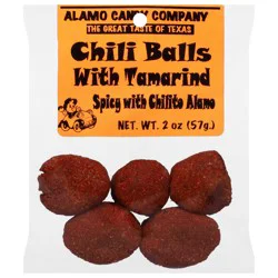 Alamo Candy Co. Chili Balls with Salmon Mexican Candy