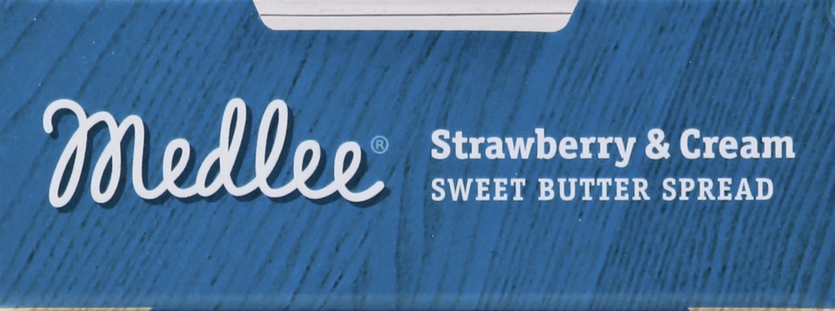 slide 2 of 6, Medlee Foods Strawberry Cream Sweet Butter Spread, 2.5 oz