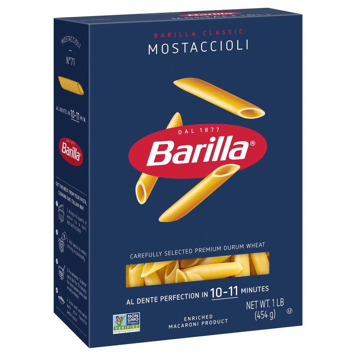 slide 2 of 11, Barilla Mostaccioli 1 lb, 1 lb