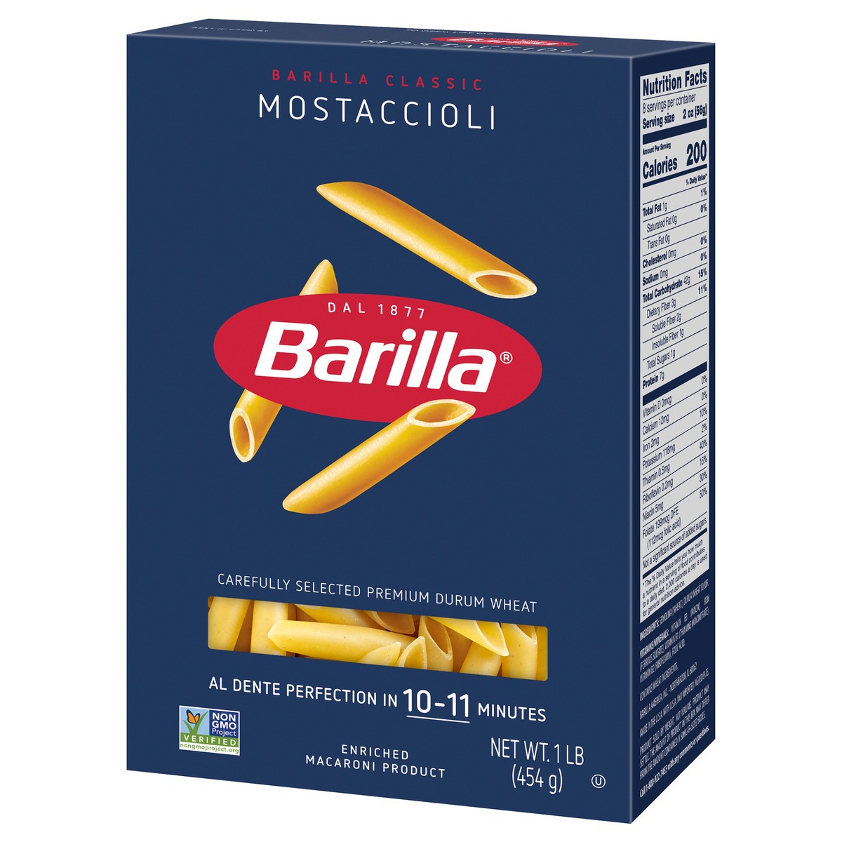 slide 10 of 11, Barilla Mostaccioli 1 lb, 1 lb