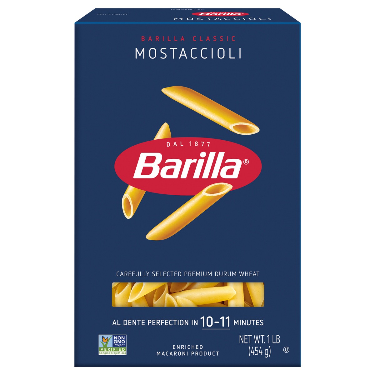 slide 11 of 11, Barilla Mostaccioli 1 lb, 1 lb