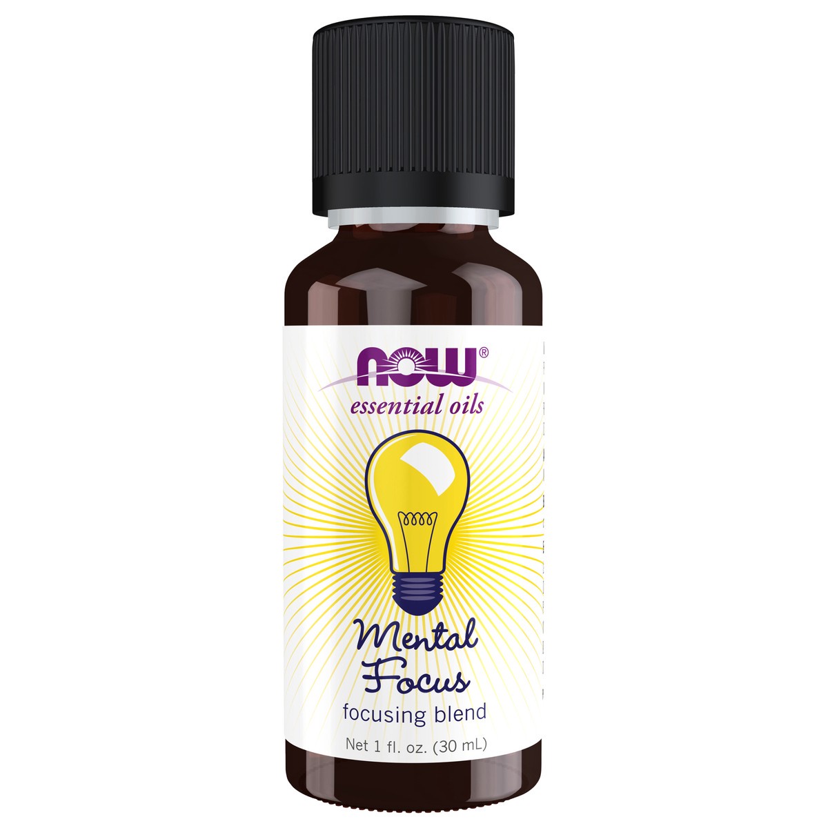 slide 1 of 2, NOW Mental Focus Oil Blend - 1 fl. oz., 1 fl oz