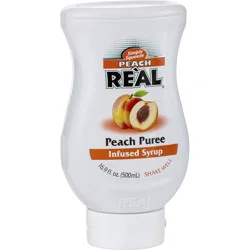 Coco Real Simply Squeeze Peach Re'al Puree Infused Syrup - 16.9 oz