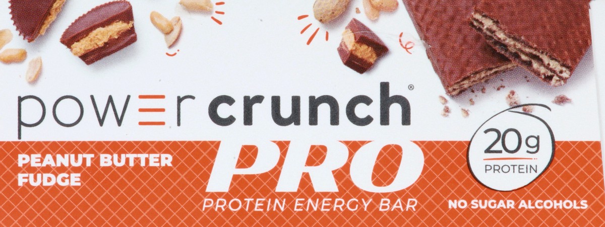 slide 6 of 10, Power Crunch Pro Peanut Butter Fudge Protein Energy Bar 4 ea, 4 ct