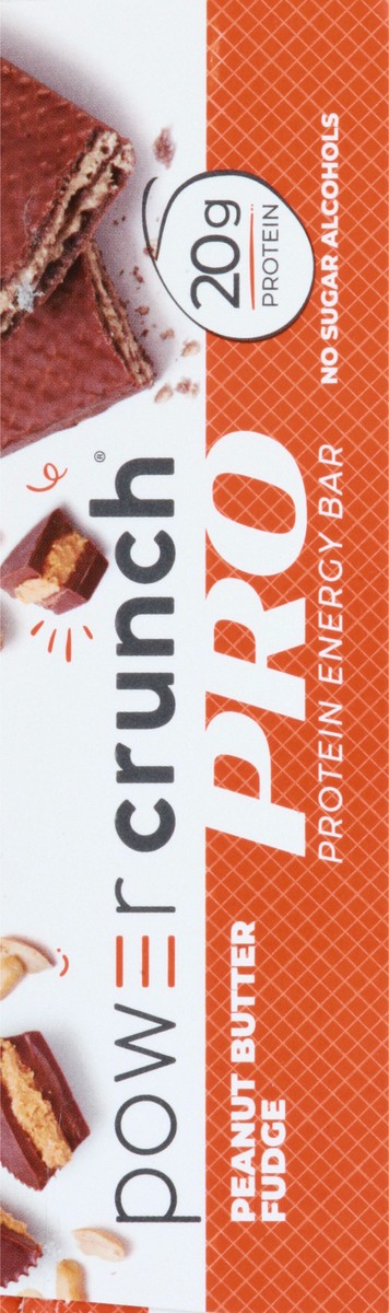 slide 5 of 10, Power Crunch Pro Peanut Butter Fudge Protein Energy Bar 4 ea, 4 ct