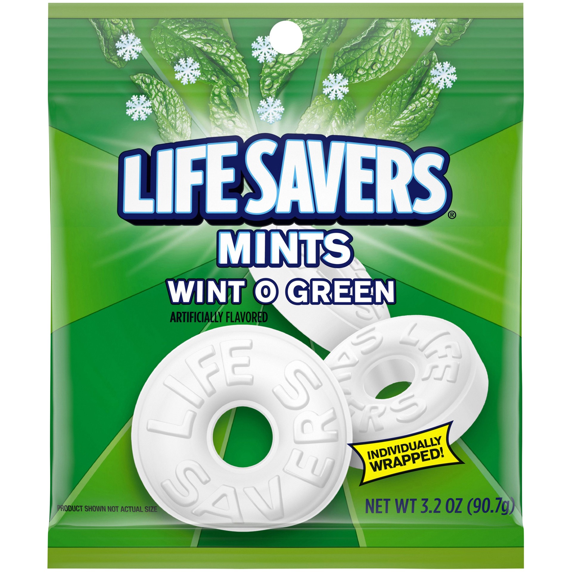 slide 1 of 5, Life Savers Wint O Green Mints Candy, 3.2 ounce., 3.2 oz