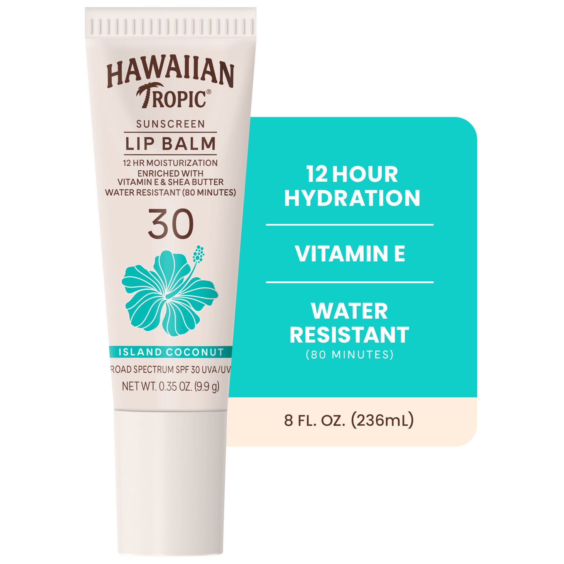 slide 5 of 10, Hawaiian Tropic Sunscreen Broad Spectrum SPF 30 Lip Balm 0.35 oz, 0.35 oz
