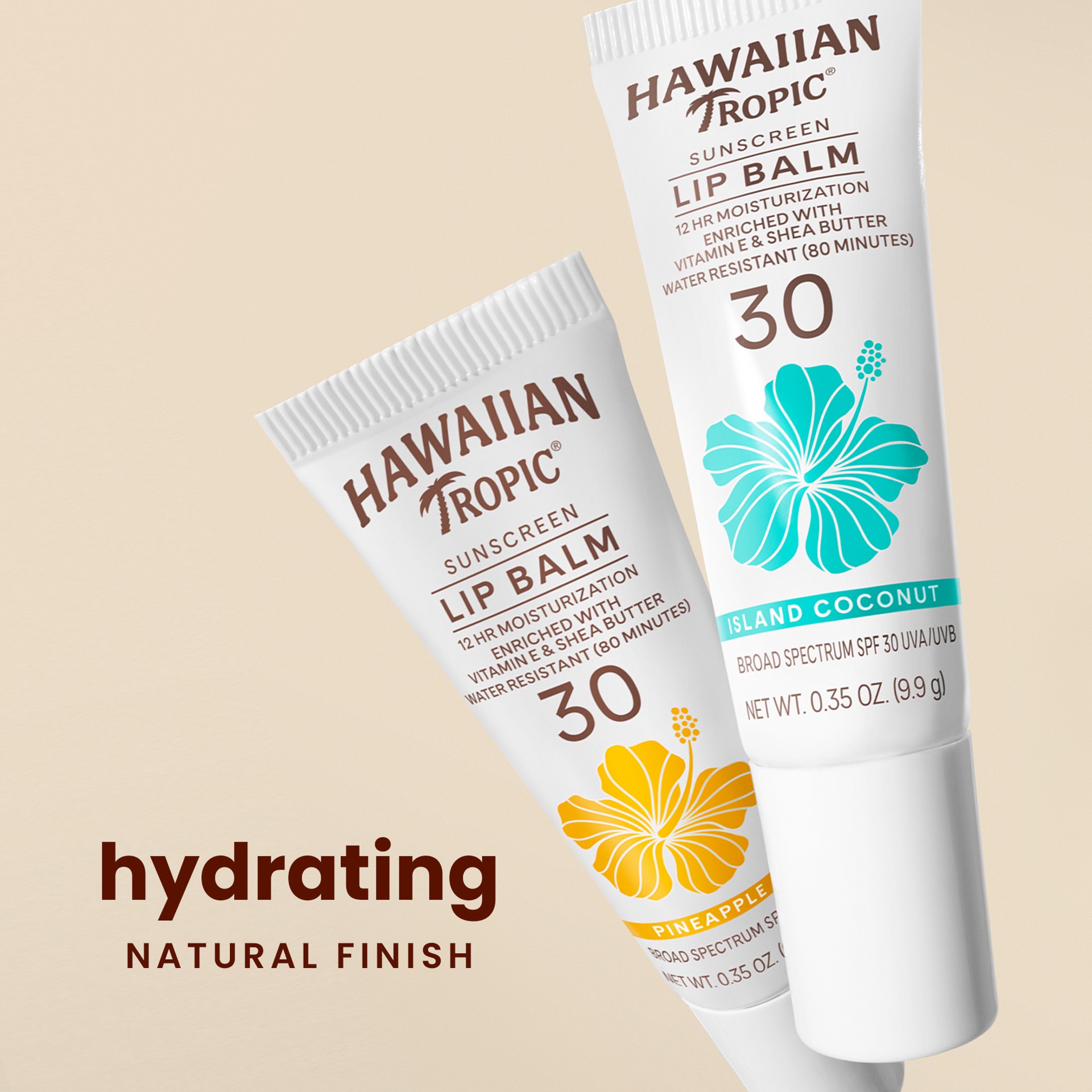 slide 9 of 10, Hawaiian Tropic Sunscreen Broad Spectrum SPF 30 Lip Balm 0.35 oz, 0.35 oz