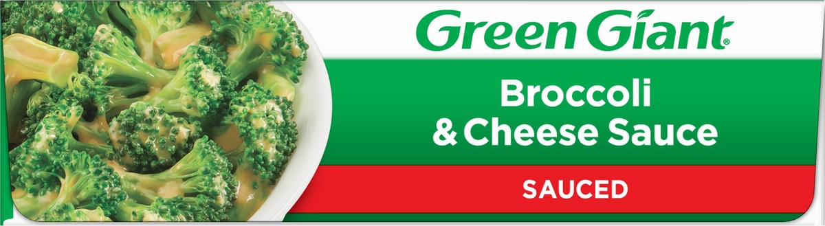 slide 2 of 9, Green Giant Simply Steam Broccoli & Cheese Sauce, Frozen Vegetables, 8 OZ, 8 oz