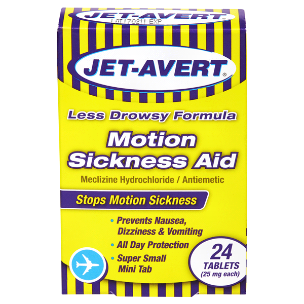 slide 1 of 2, Jet-Avert Motion Sickness Aid, 24 ct