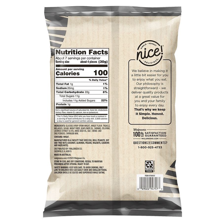 slide 4 of 5, Nice! Black Licorice - 7 oz, 7 oz