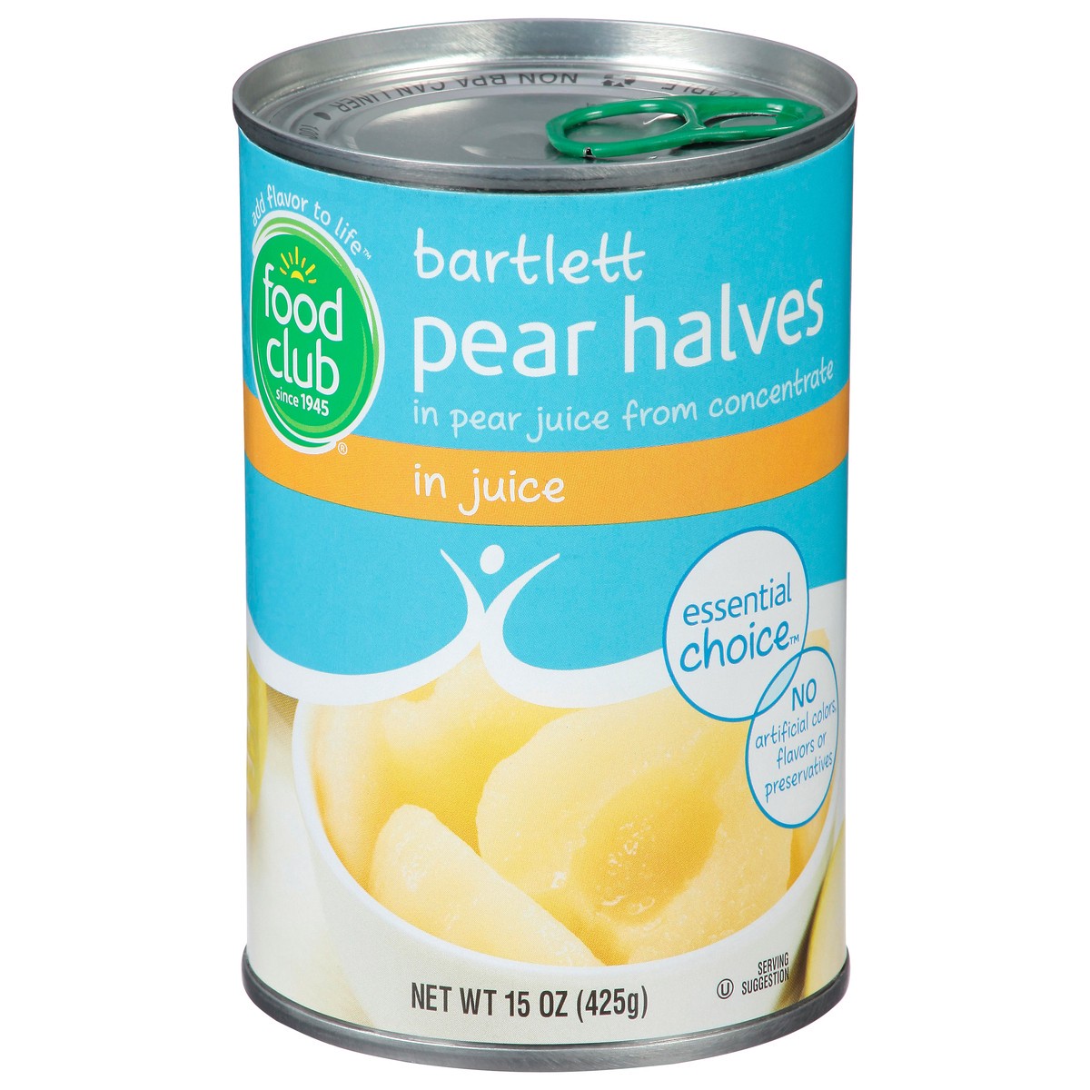 slide 11 of 11, Food Club Essential Choice Bartlett Pear Halves in Juice 15 oz, 15 oz