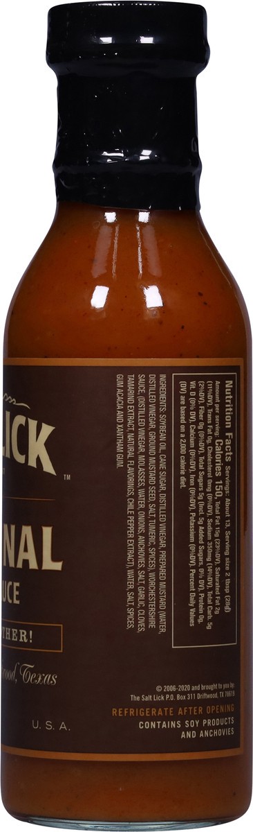 slide 8 of 14, The Salt Lick Original BBQ Sauce - 12 oz, 12 oz