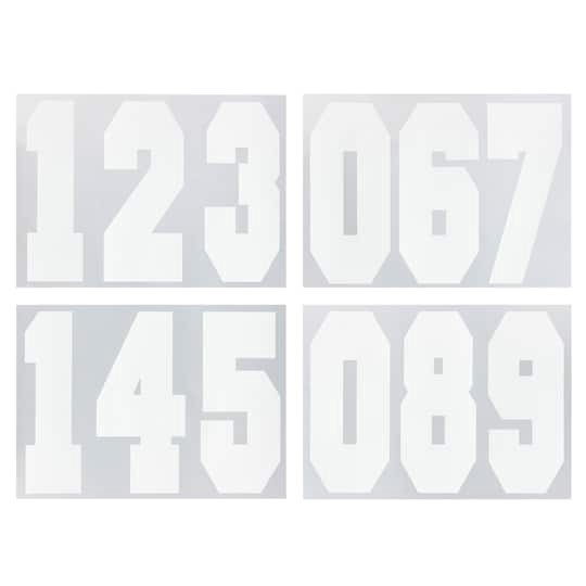 slide 1 of 3, 8" Iron-On Numbers By Make Market, 8 in
