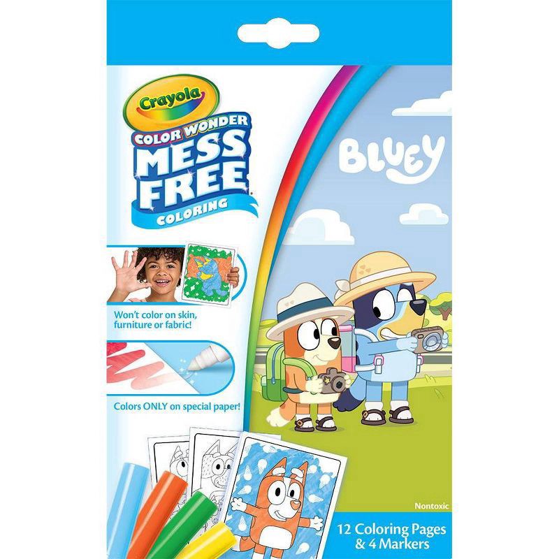 slide 1 of 2, Crayola Color Wonder Bluey Mini Box Set, 1 ct