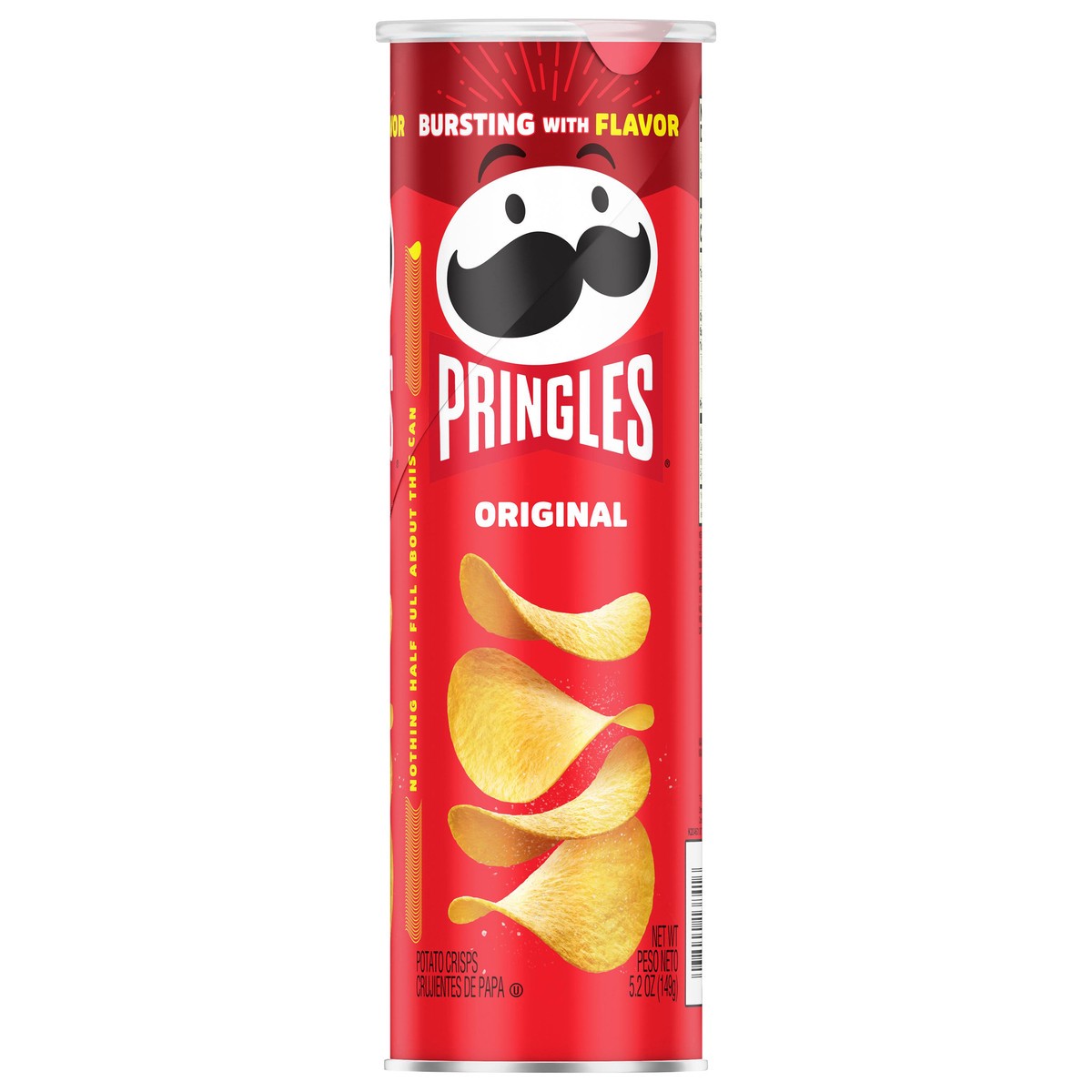 slide 1 of 8, Pringles Original Potato Crisps Chips, 5.2 oz