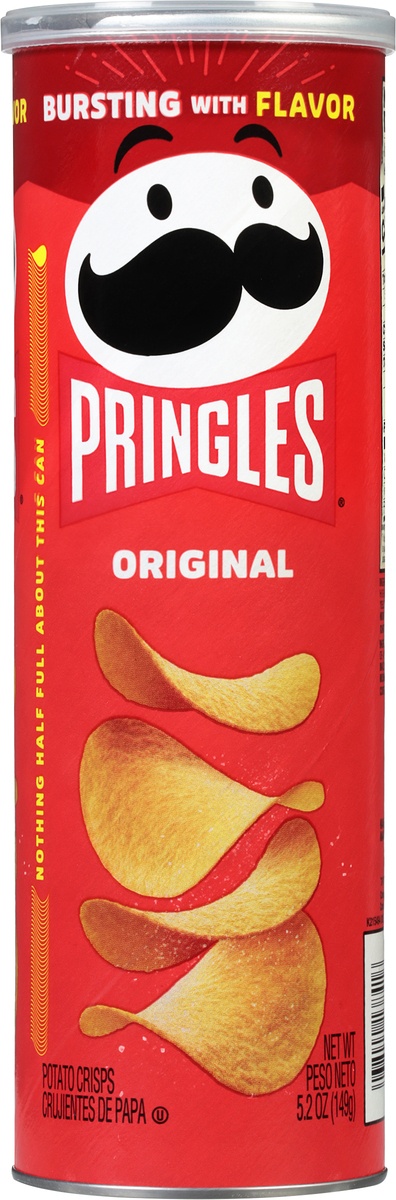 slide 11 of 11, Pringles Potato Crisps Chips, Lunch Snacks, Snacks On The Go, Original, 5.26 oz