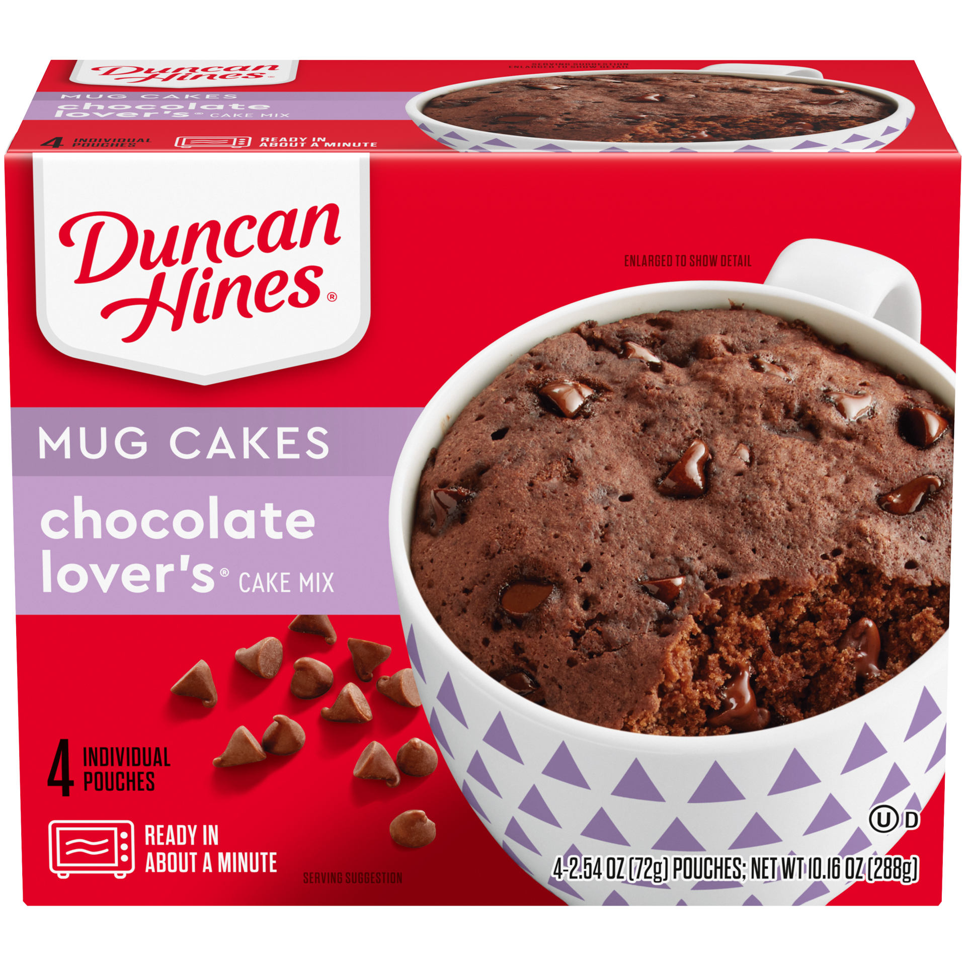 slide 1 of 2, Duncan Hines Choc Lovers Cake Mix, 10.2 oz