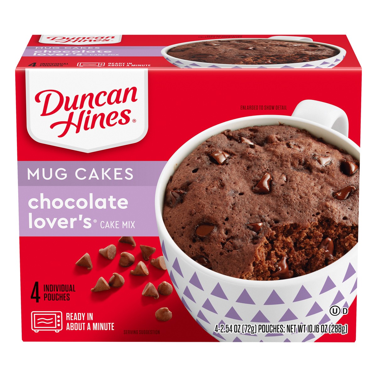 slide 1 of 2, Duncan Hines Choc Lovers Cake Mix, 10.2 oz
