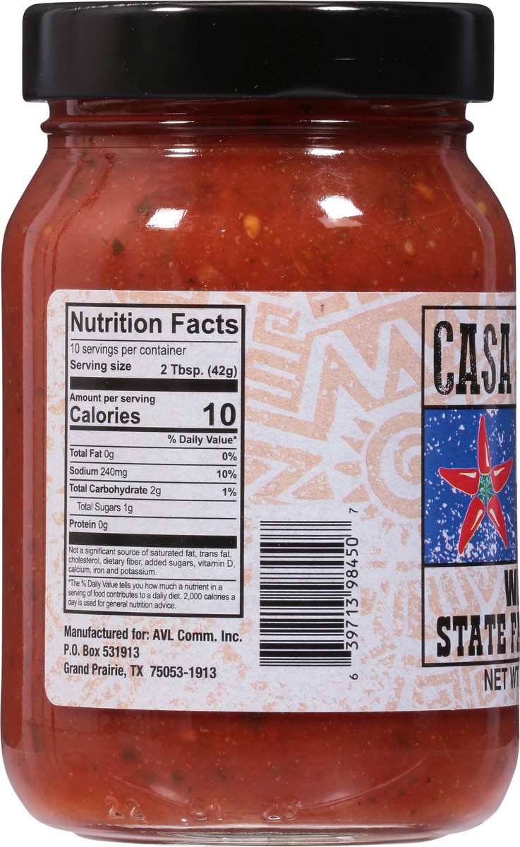 slide 9 of 13, Casa Silguero Hot Salsa 15.5 oz, 15.5 oz