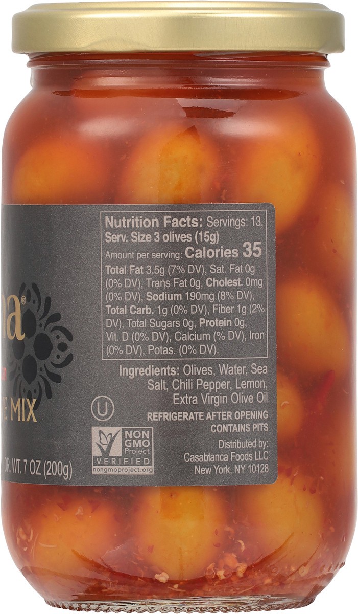 slide 5 of 13, Mina Olive Mix, Spicy, Moroccan 12.5 Oz, 12.5 oz