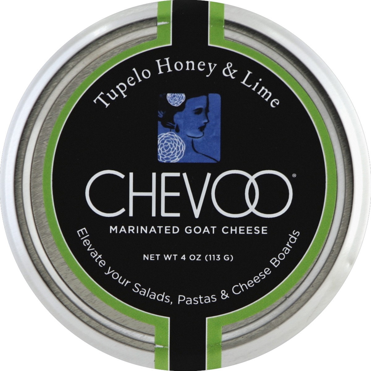 slide 2 of 6, CHEVOO Tupelo Honey & Lime Goat Cheese, 4 oz