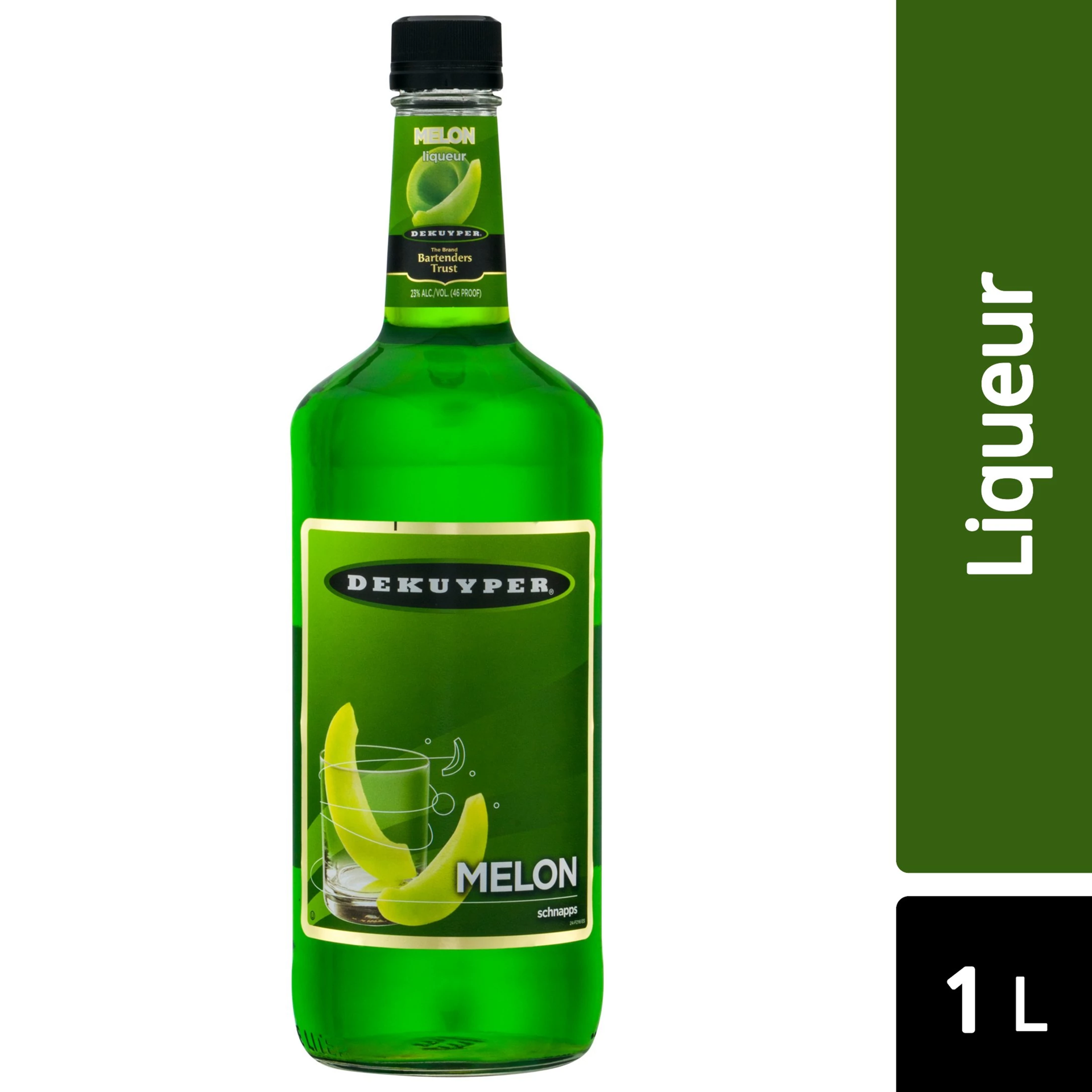 slide 1 of 1, Dekuyper Melon Schnapps, 1 liter
