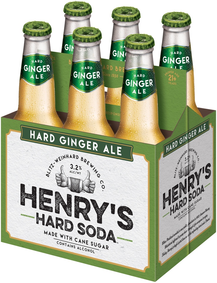 slide 1 of 1, Henry's Hard Soda 6 ea, 6 ct