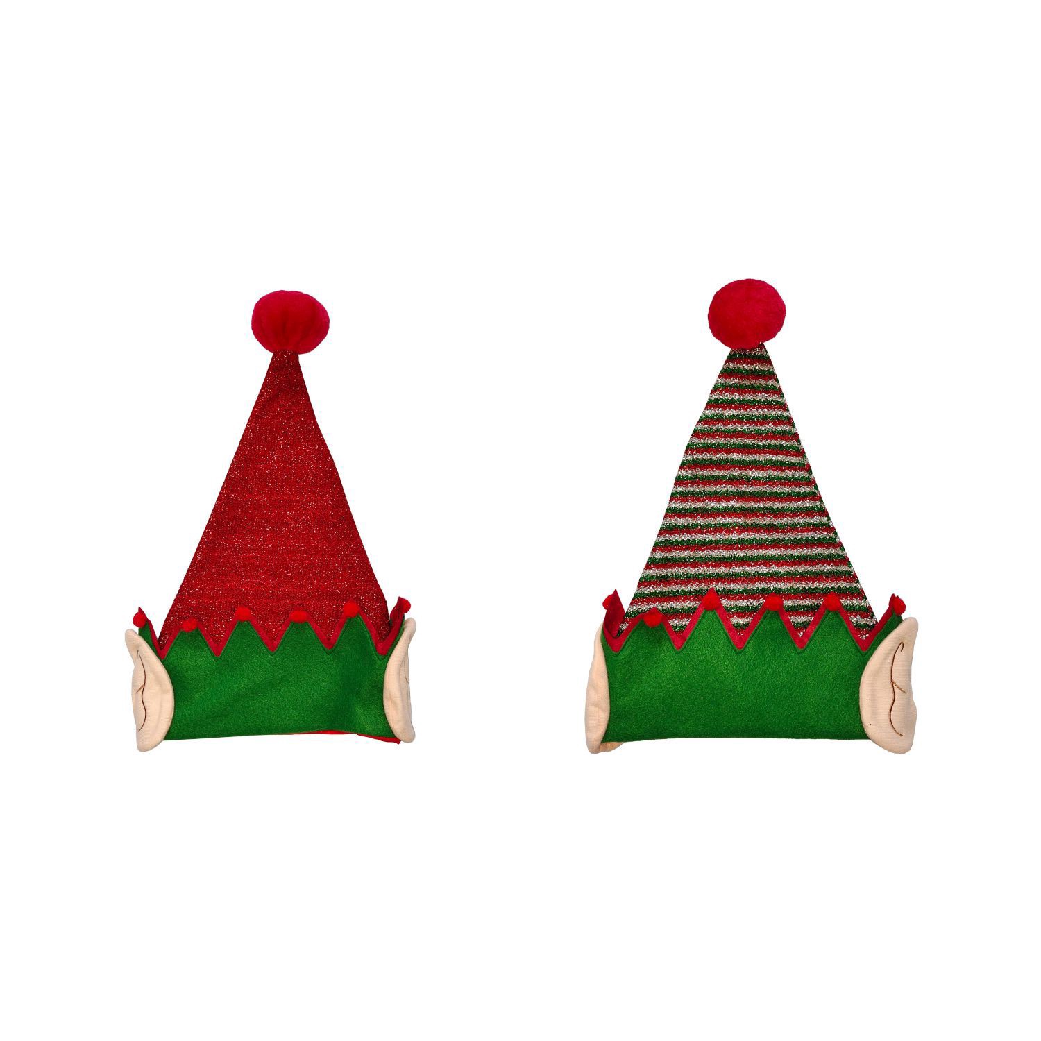 slide 5 of 5, 17''Tinsel Elf Hat, 1 ct