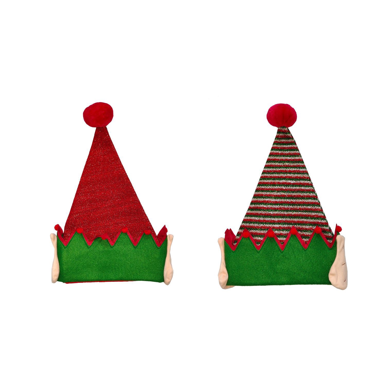 slide 3 of 5, 17''Tinsel Elf Hat, 1 ct