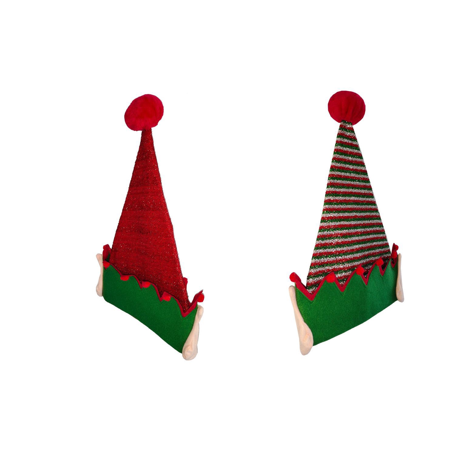 slide 2 of 5, 17''Tinsel Elf Hat, 1 ct