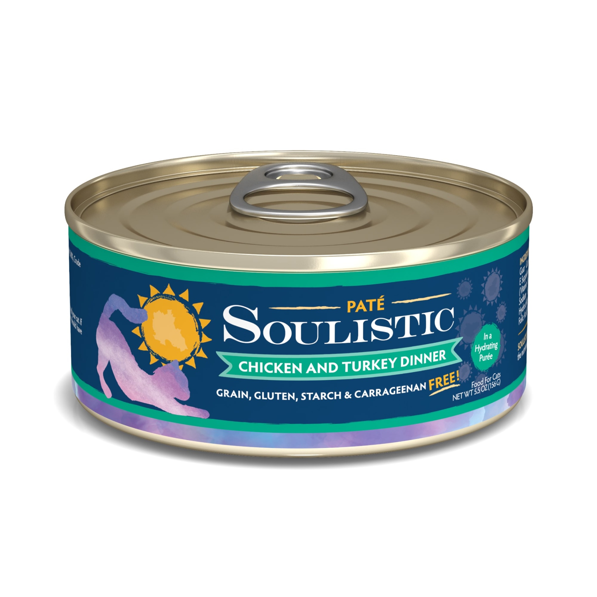 slide 1 of 1, Soulistic Cat Pate Chicken/Turkey, 5.5 oz