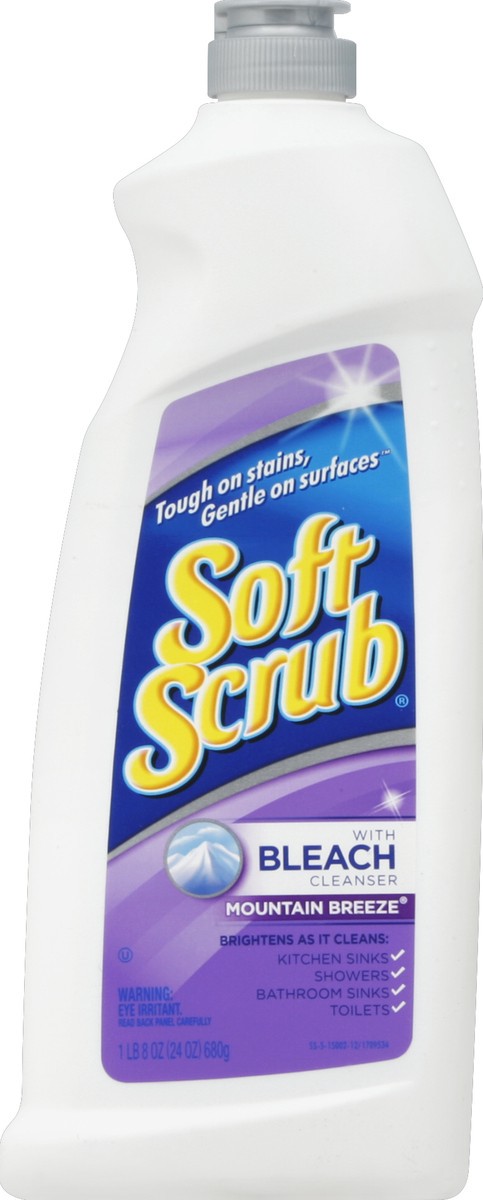 slide 1 of 3, Soft Scrub Cleanser 24 oz, 24 oz