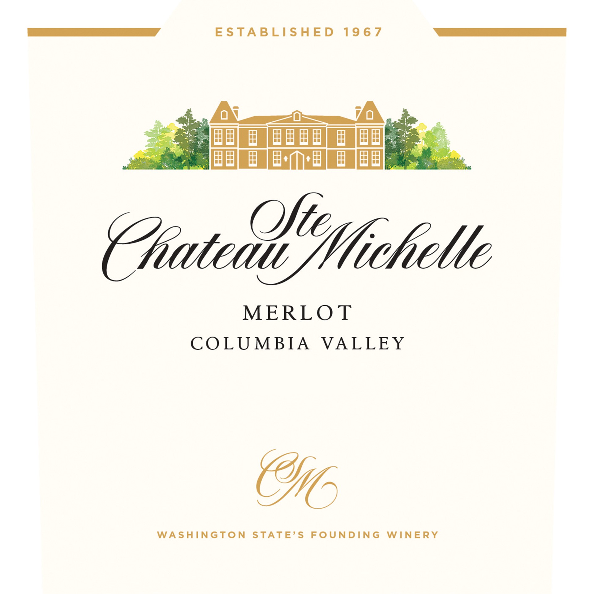 slide 8 of 8, Chateau Ste. Michelle Columbia Valley Merlot, Red Wine, 750 mL Bottle, 750 ml