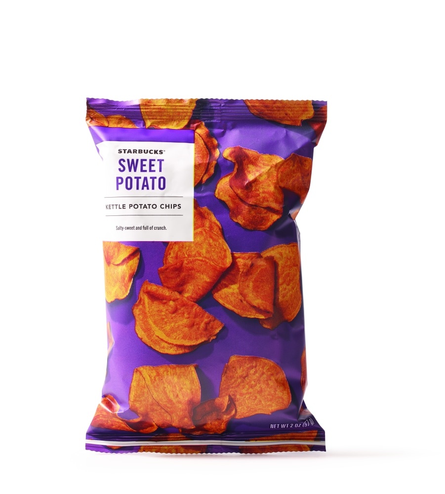 slide 1 of 1, Starbucks Sweet Potato Kettle Cooked Chips, 2 oz