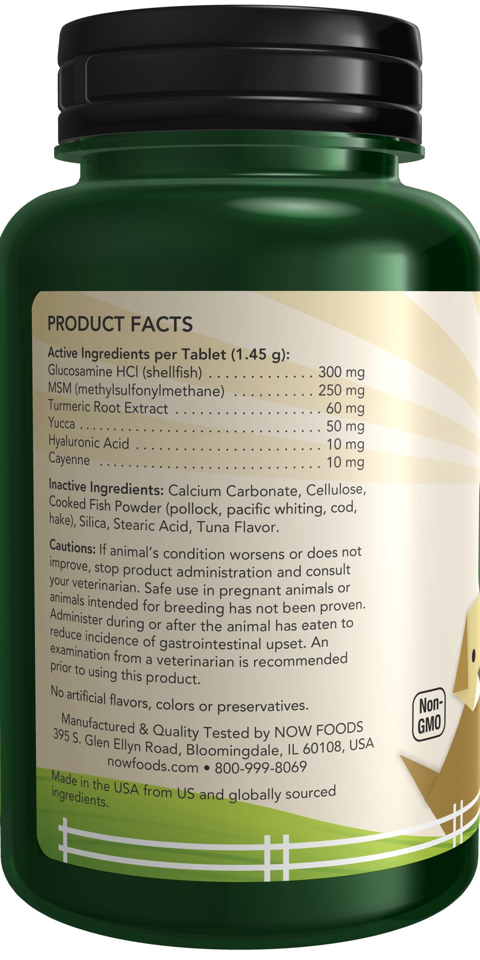 slide 3 of 5, NOW Joint Support - 90 Chewable Tablets for Dogs & Cats, 90 ct