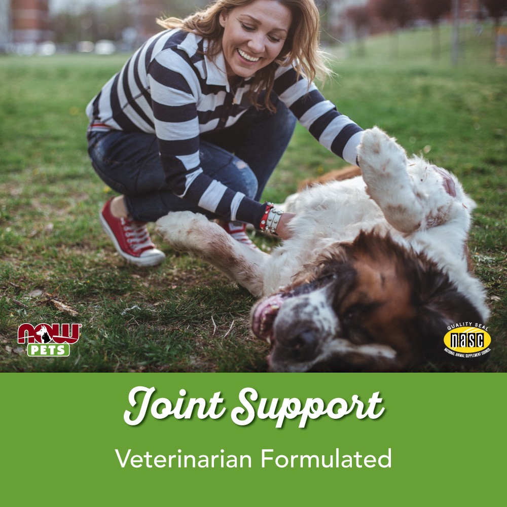 slide 5 of 5, NOW Joint Support - 90 Chewable Tablets for Dogs & Cats, 90 ct