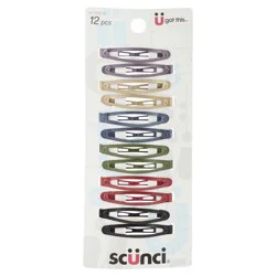 scünci Snap Clips 12 Each