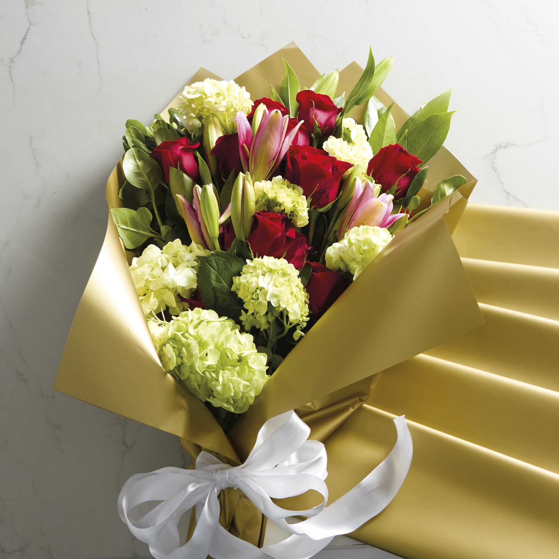 slide 3 of 3, Floral Bouquet Wrapping Paper, 20ct. By Ashland, 20 ct