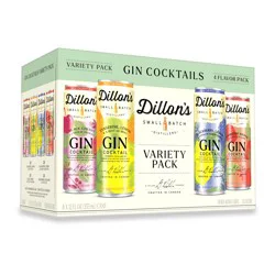 Dillon's Gin Variety Pack, 8 Pack, 12 fl oz Cans, 5% ABV