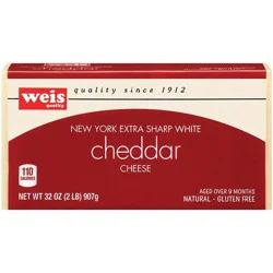 New York Extra Sharp White Cheddar Bar Cheese