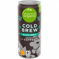 slide 1 of 1, Simple Truth Organic Fair Trade Cold Brew Black Brew Arabica Coffee, 8 fl oz