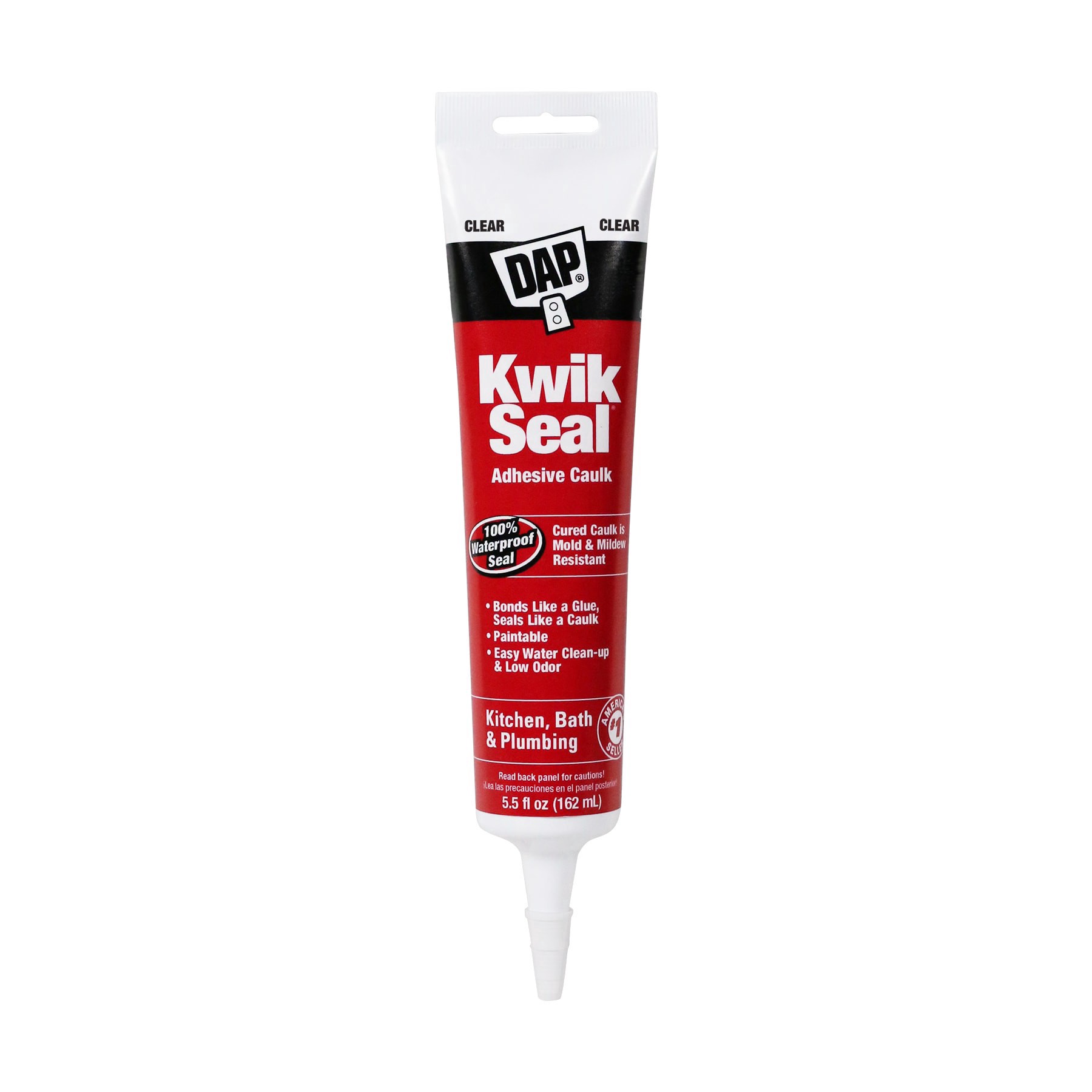 slide 1 of 2, Dap Kwik Seal Kb Clear, 5.5 oz
