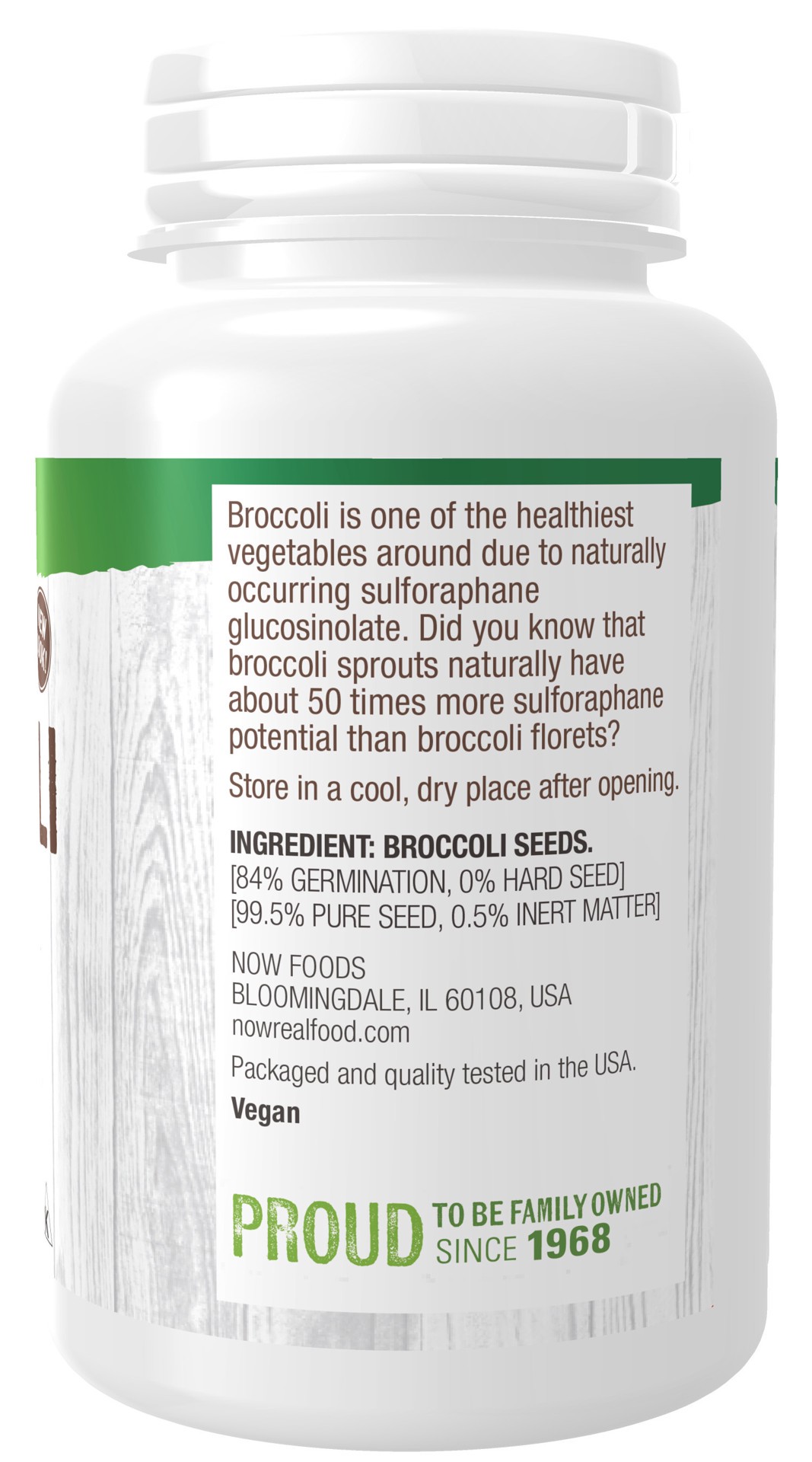 slide 3 of 4, NOW Natural Foods Broccoli Seeds - 4 oz., 4 oz