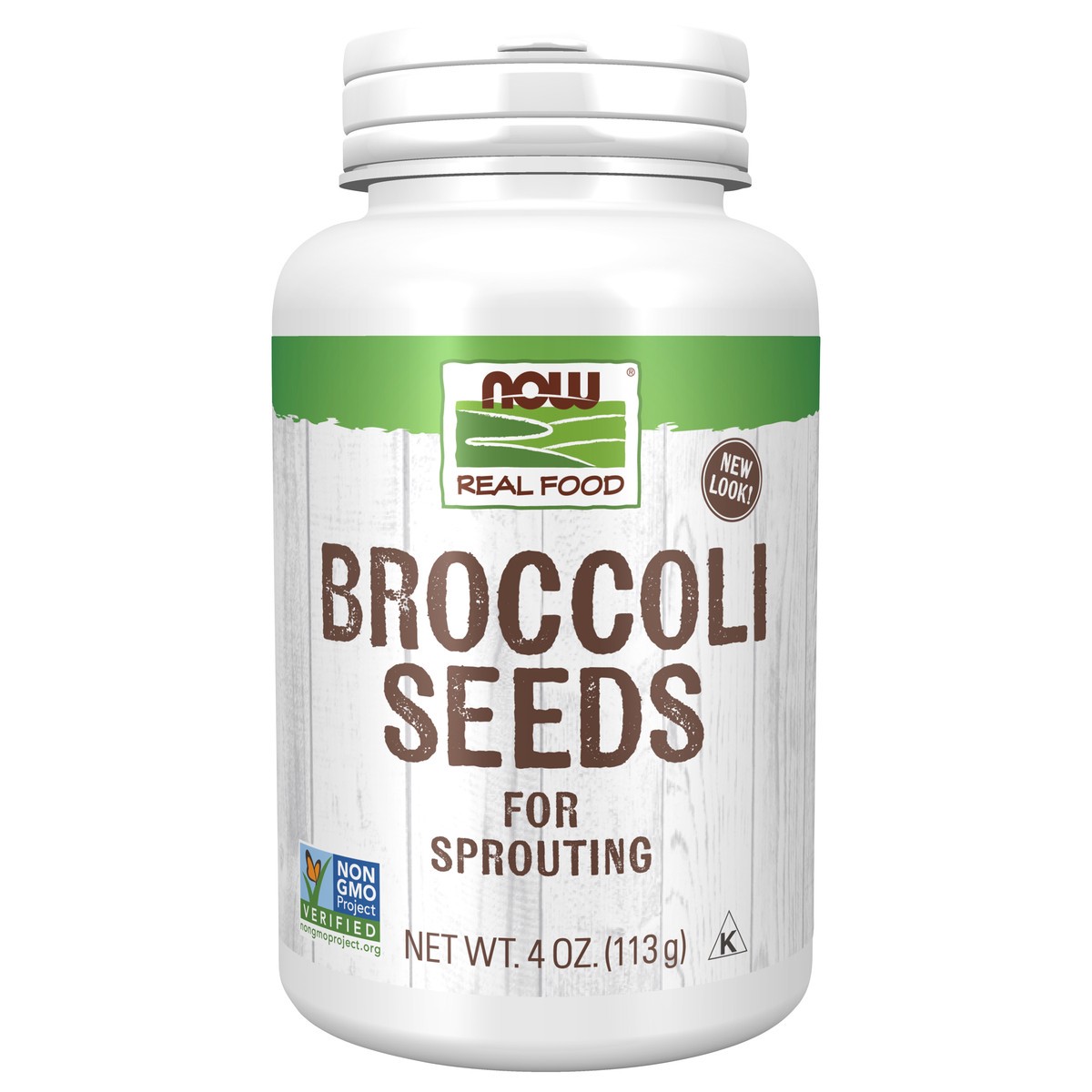 slide 1 of 4, NOW Real Food Broccoli Seeds - 4 oz., 4 oz